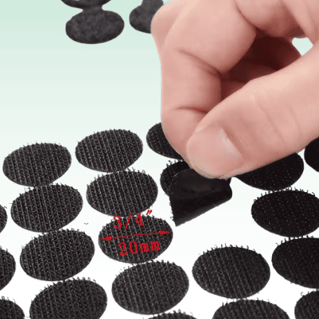 100 Pzas Velcro Autoadhesivo